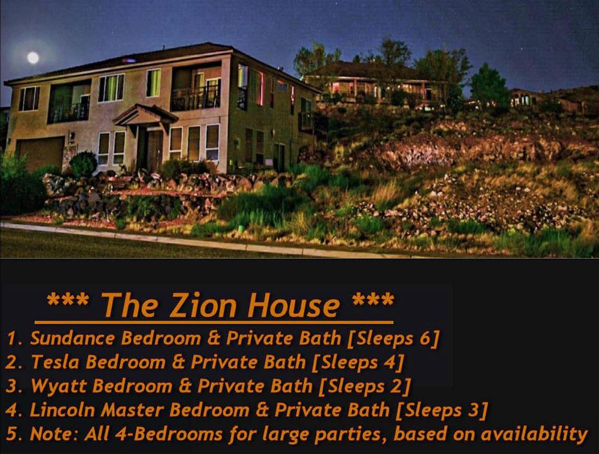 The Zion House - Affordable Bedrooms Hurricane Dış mekan fotoğraf